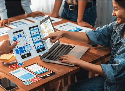 UI/UX design services for finance and fintech applications in India