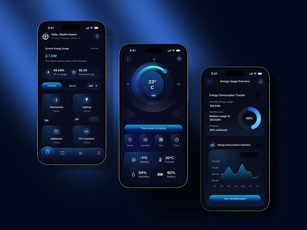 Hybrid App UIUX design
