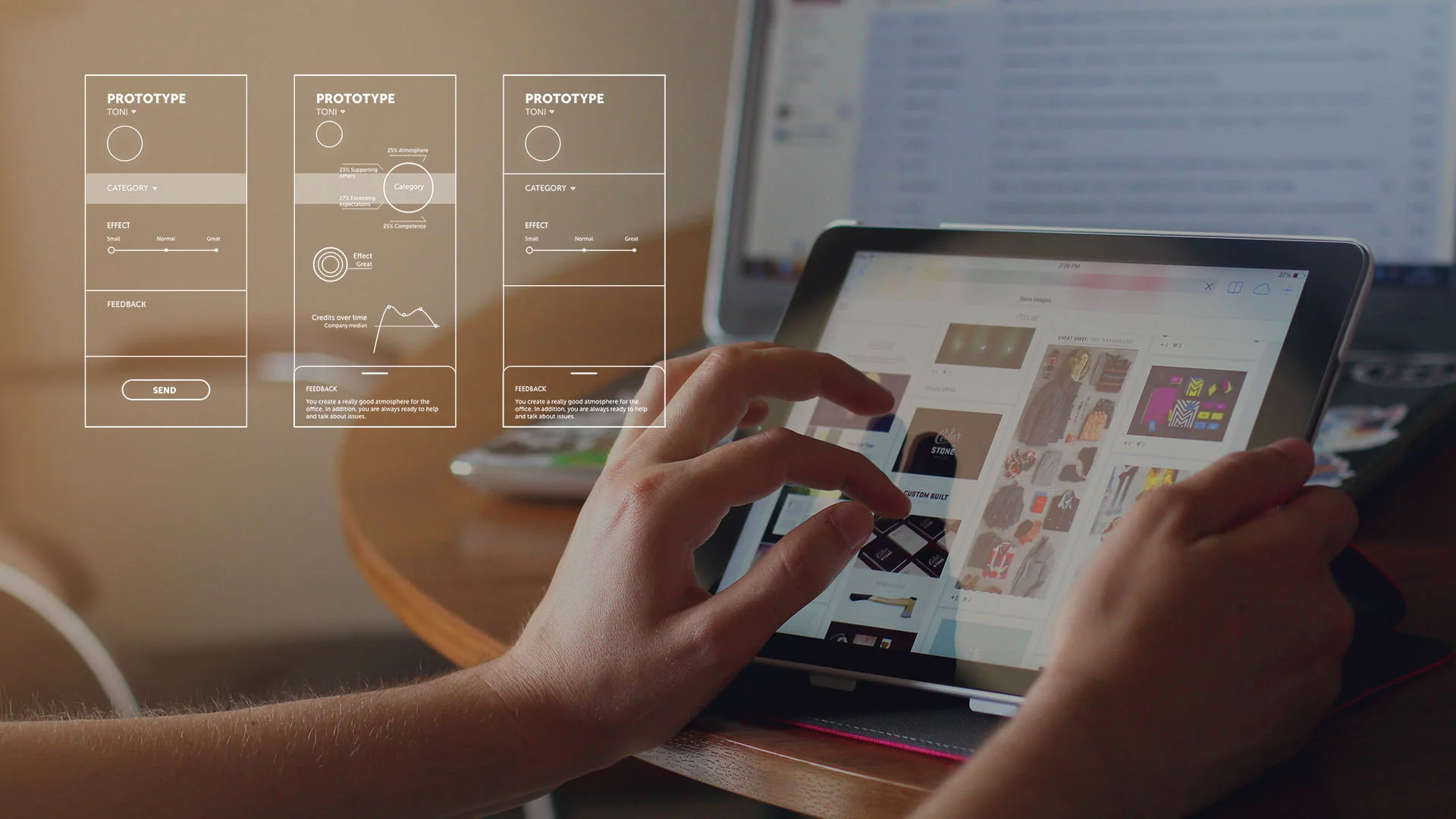 Prototyping an interactive app