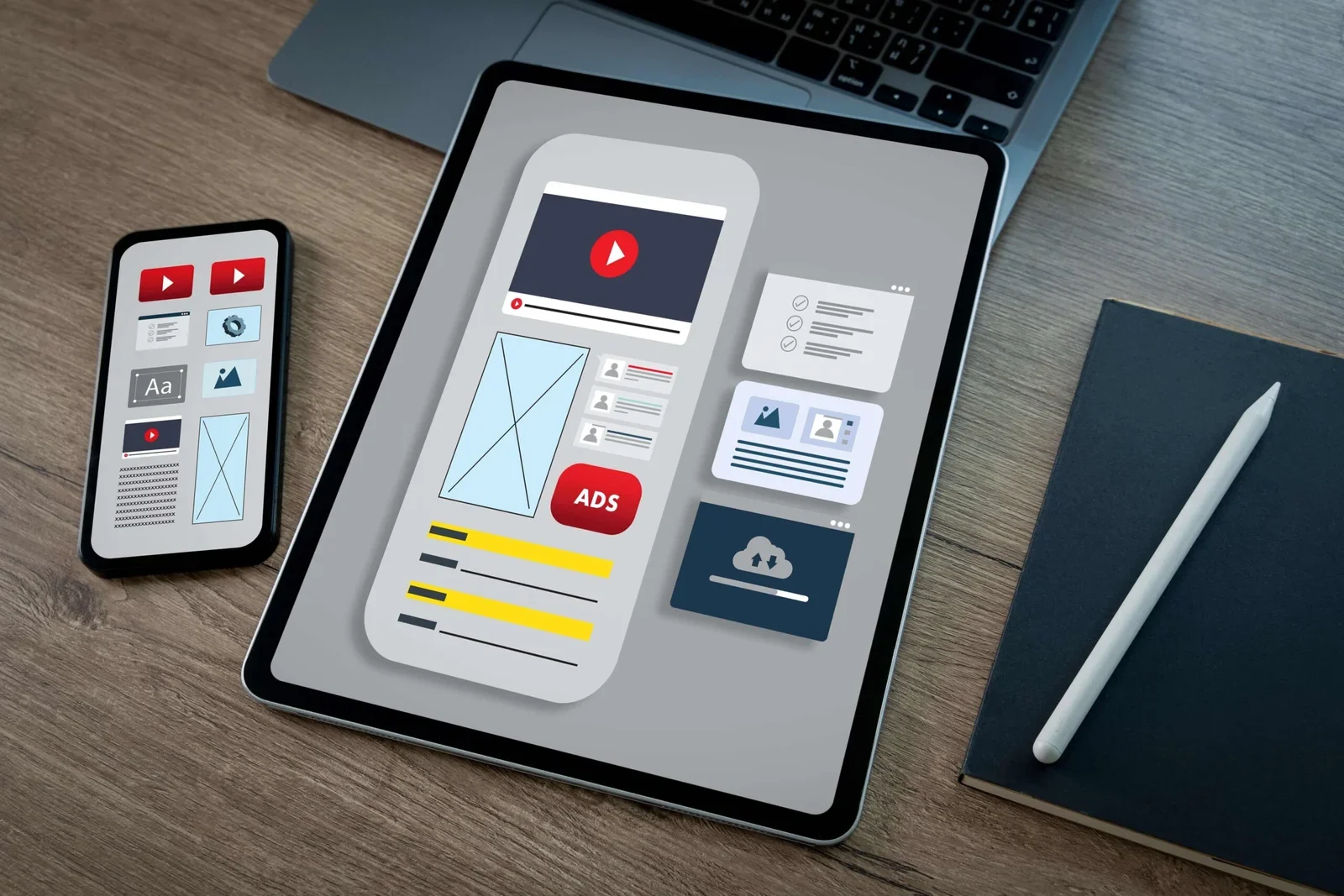 iPad app UI UX design services in India focused on large-screen user experiences