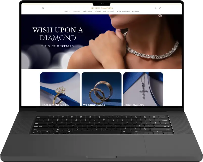 Affinity Diamonds project portfolio by Web Nautical in India