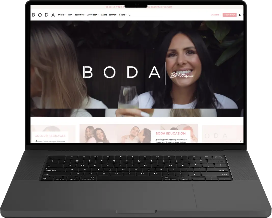 Boda project portfolio by Web Nautical in India