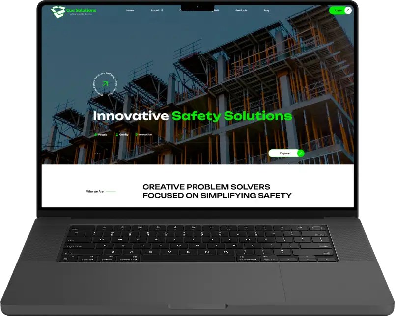 Cue Solutions project portfolio by Web Nautical in India
