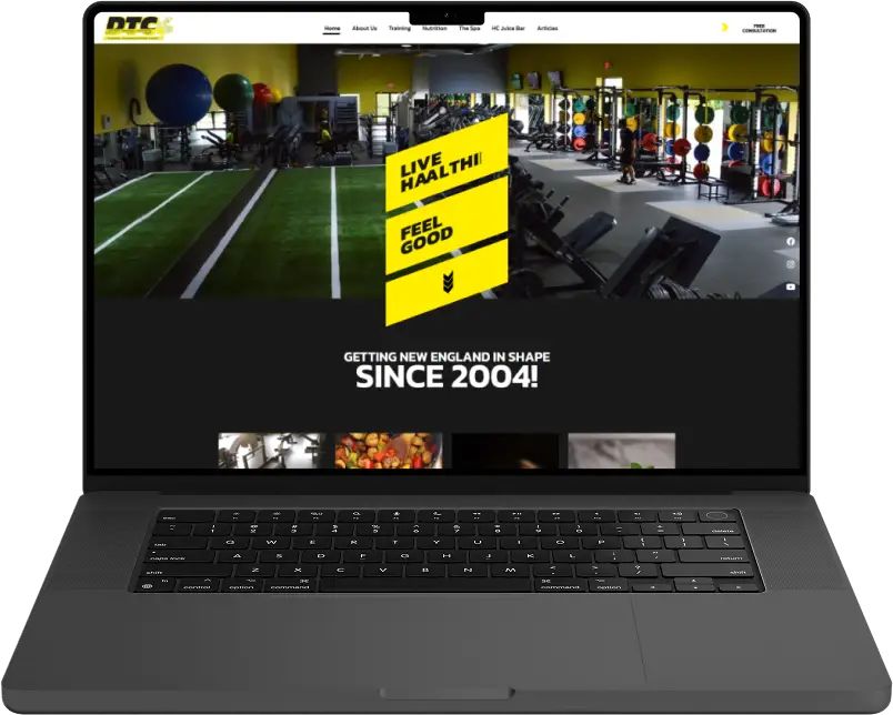 Dexter Training Concepts project portfolio by Web Nautical in India