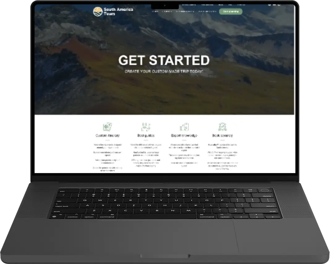 South America project portfolio by Web Nautical in India