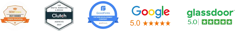 Awards and recognition of Web Nautical as a leading IT services company in India