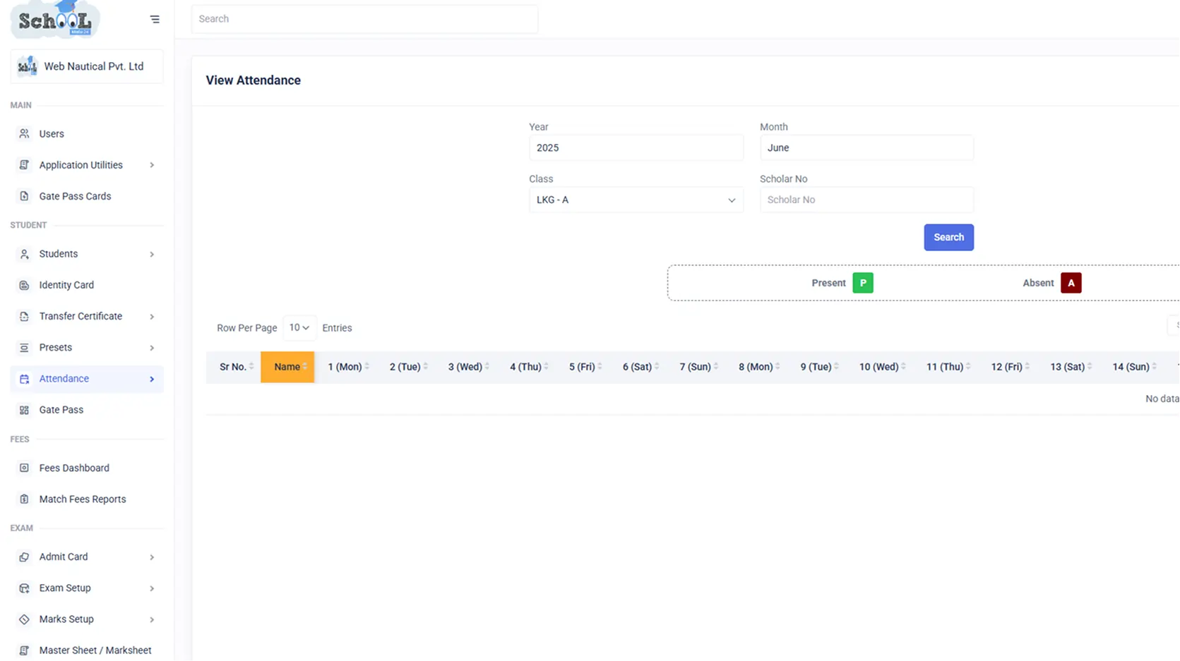 Attendance Management